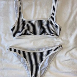 Zulu & Zephyr Striped Bikini Set